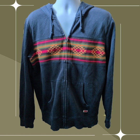 ✨ Levi's Chimayo Faded Hoodie Rare Size L - Picture 1 of 9
